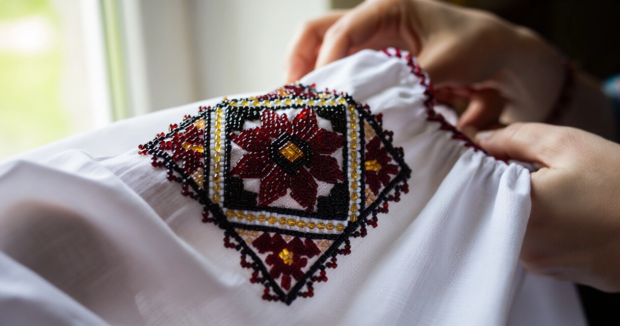 Вышивка бисером: как выбрать, носить и ухаживать за одеждой с бисерным орнаментом